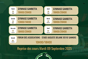 Permanences des inscriptions